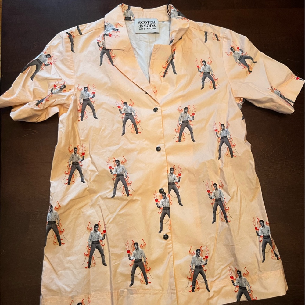 Scotch and soda Elvis shirt